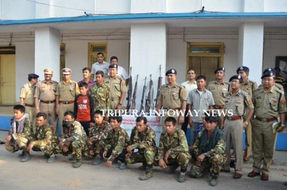 Tripura insurgent factions yet to surrender, breakway ULFA faction surrender at Meghalaya 
